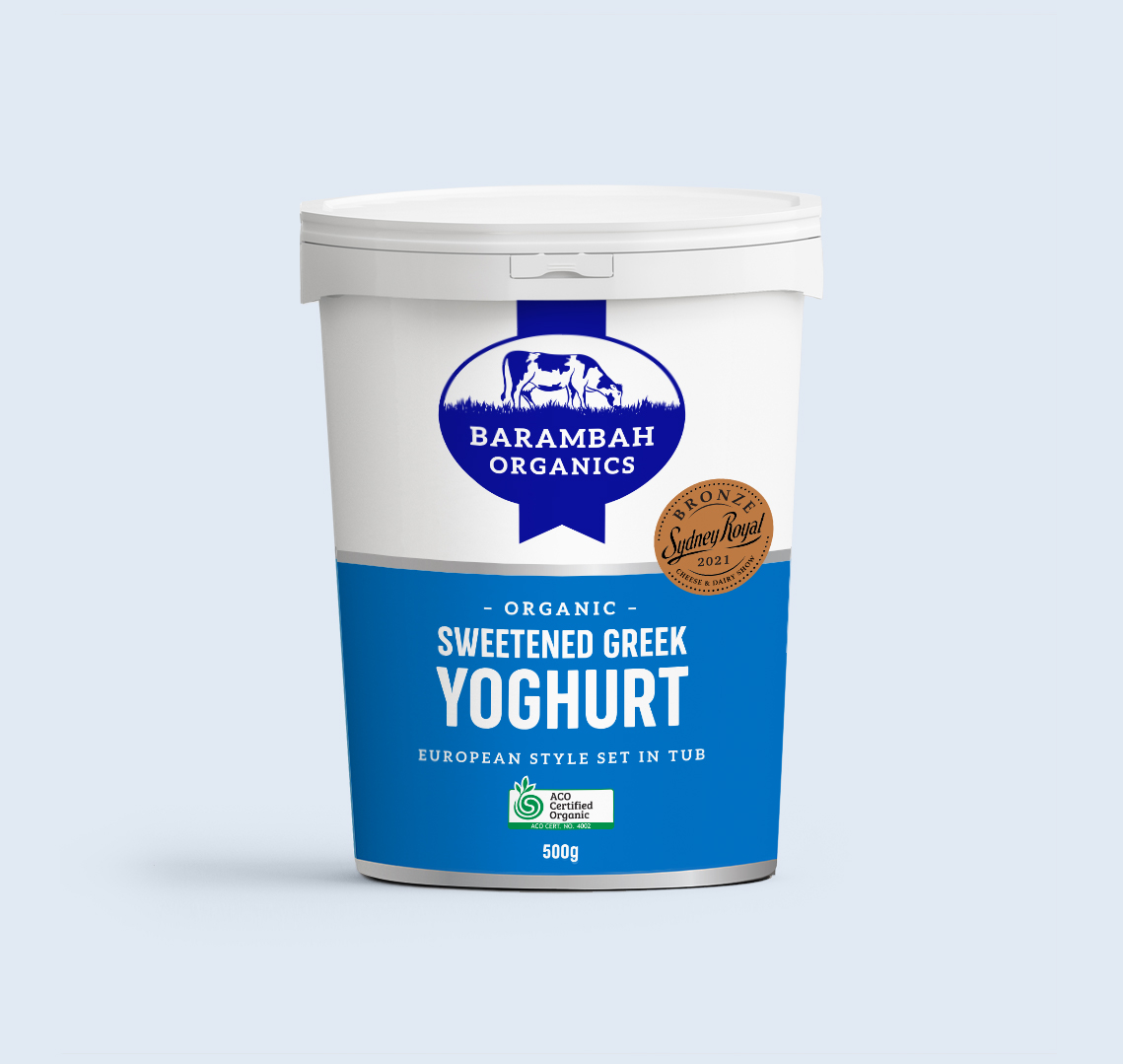 Barambah Organic Medium Yoghurt 500g