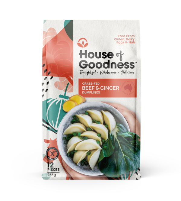 House of Goodness Beef & Ginger Dumplings