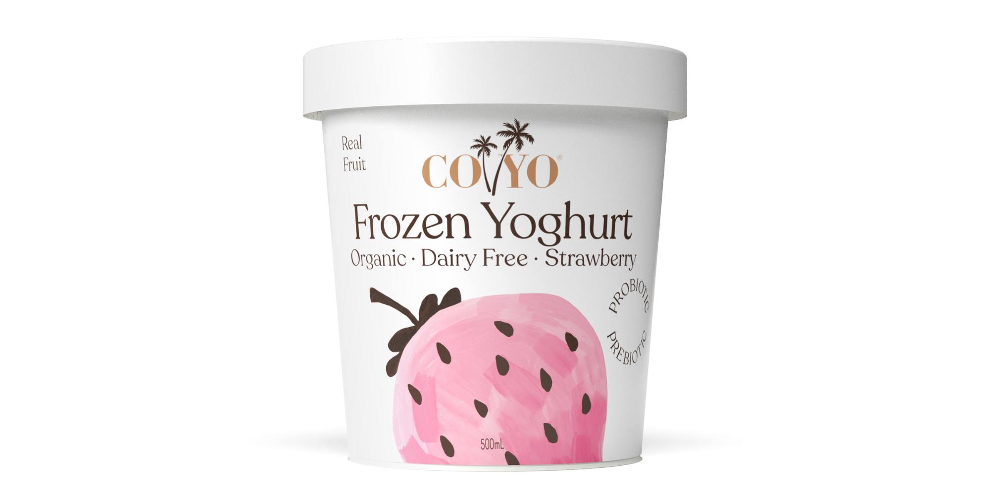 COYO Dairy Free Frozen Yoghurt - Strawberry