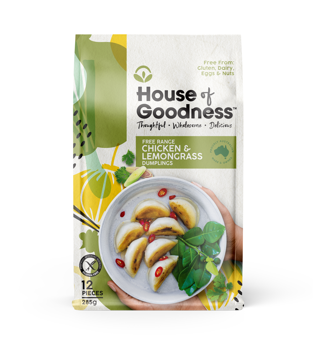 House of Goodness Chicken & Lemongrass Dumplings