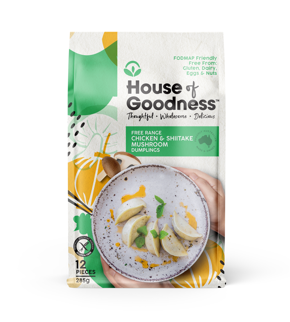 House of Goodness Chicken & Shiitake Mushroom Dumplings