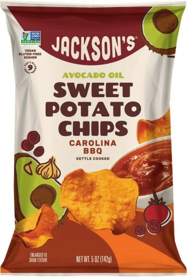 Jackson's Avo Sweet Potato Chips Carolina BBQ