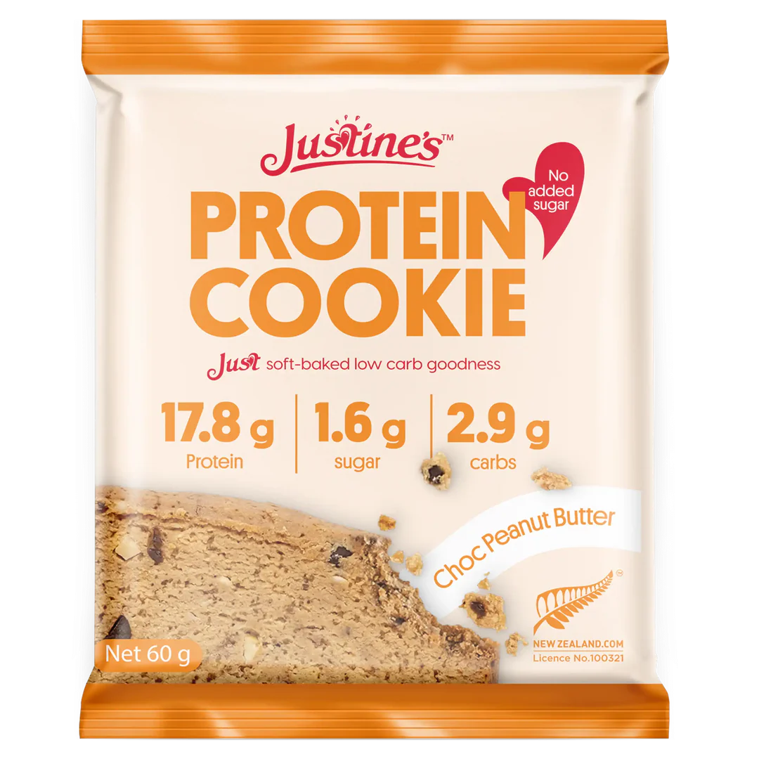Justine's Cookies Protein Peanut Butter Choc Chip