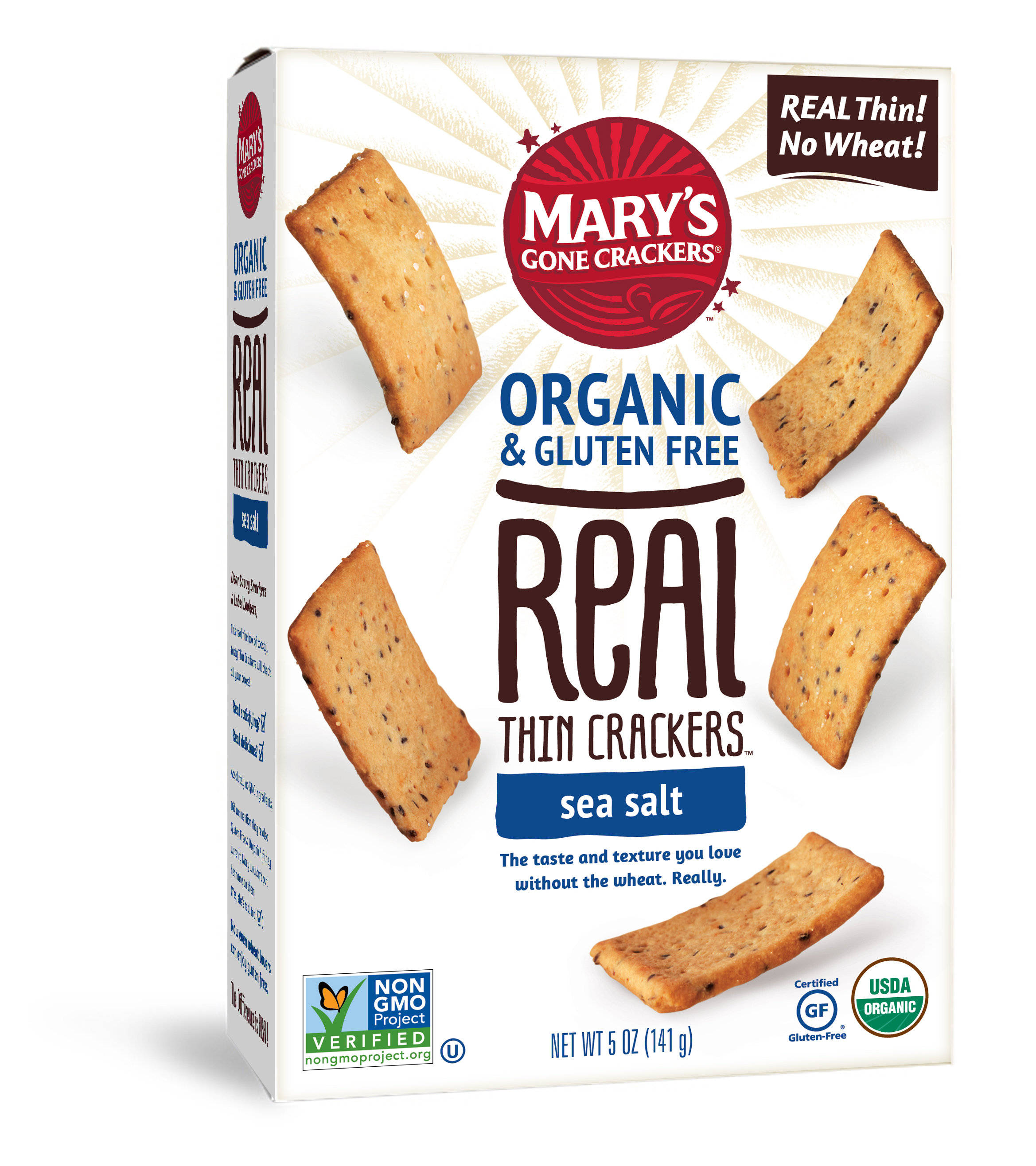 Mary's Gone Cracker Thins Sea Salt