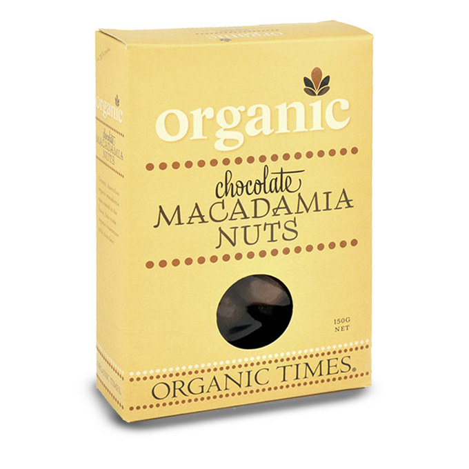 Organic Times Milk Chocolate & Macadamia