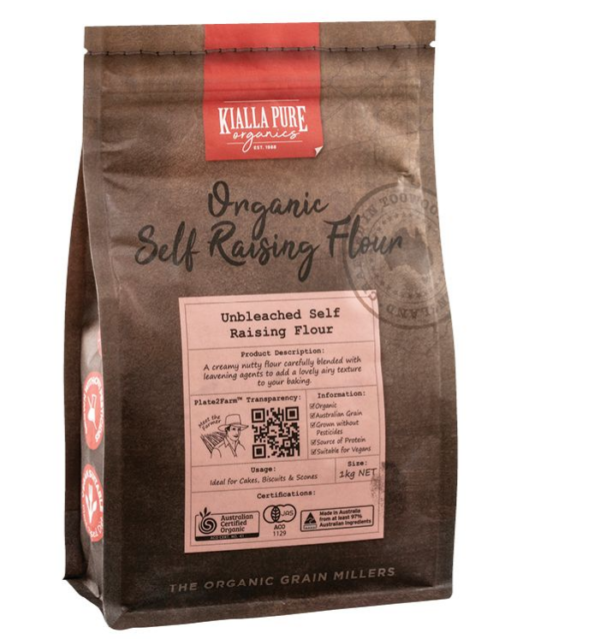 Kialla Pure Foods Self Raising Unbleached Flour