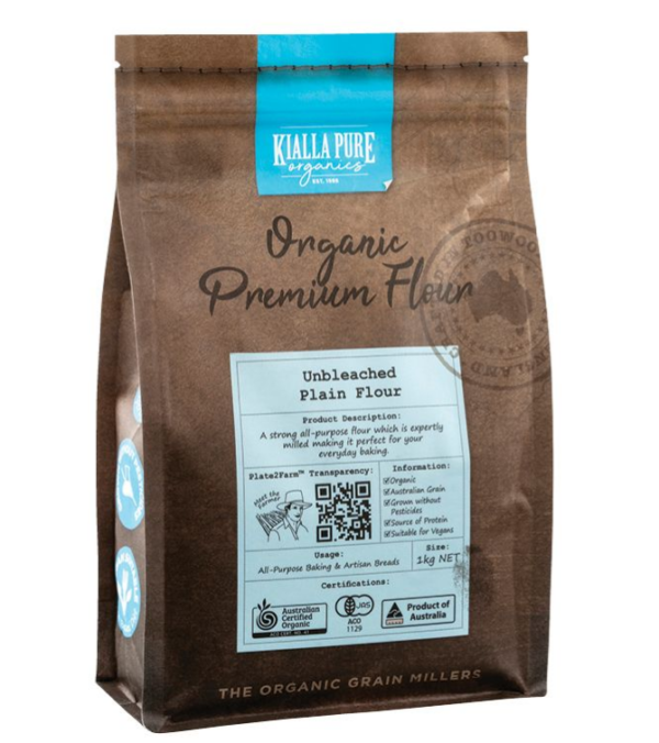 Kialla Pure Foods White Unbleached Plain Flour