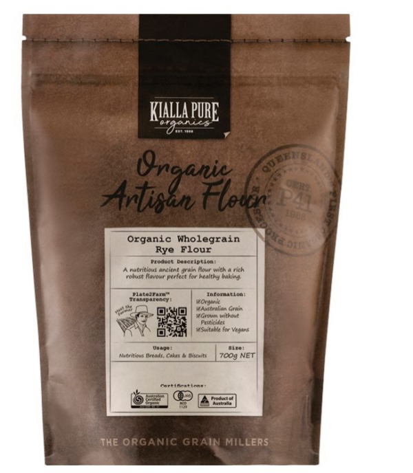 Kialla Pure Foods Wholegrain Rye Flour