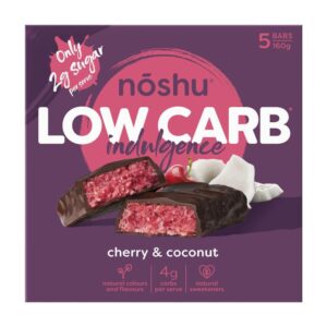 Noshu Low Carb Bars Cherry & Coconut