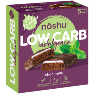 Noshu Low Carb Bars Choc Mint