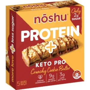 Noshu Protein + Bars Crunchy Cookie Butter
