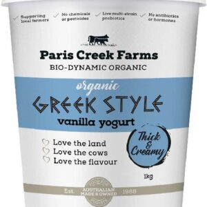 Paris Creek Bio-Dynamic Greek Style Vanilla Yogurt