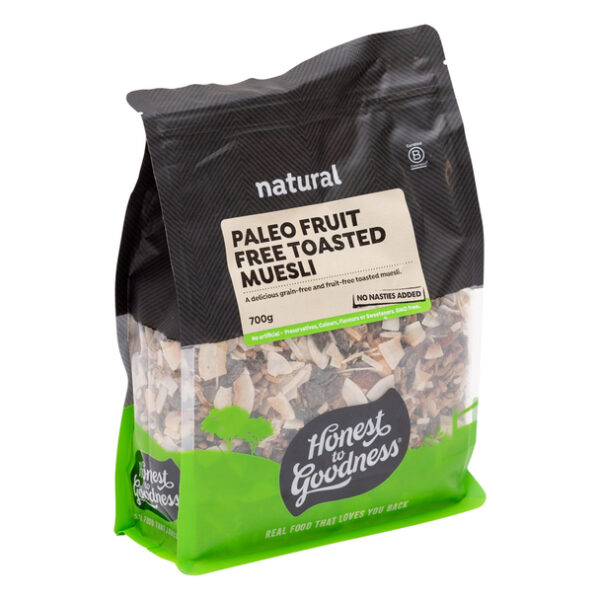 Honest to Goodness Paleo Fruit Free Toasted Muesli