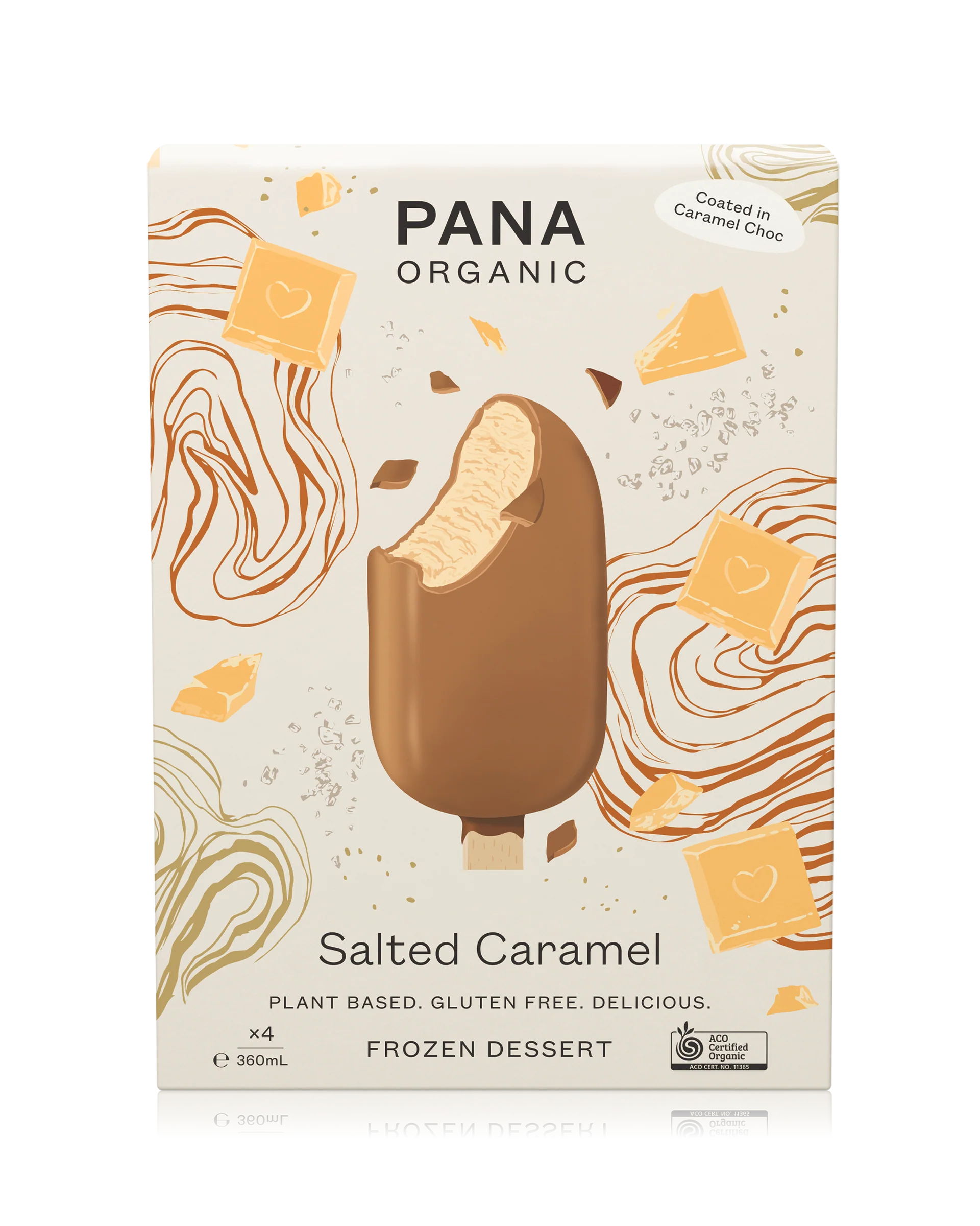 Pana Organic Ice Cream Stick - Salted Caramel (4pk) *NEW*