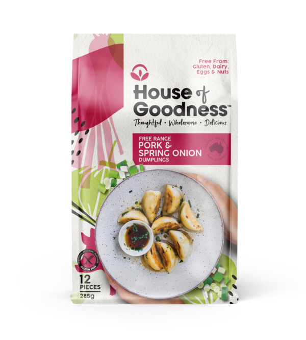House of Goodness Pork & Spring Onion Dumplings