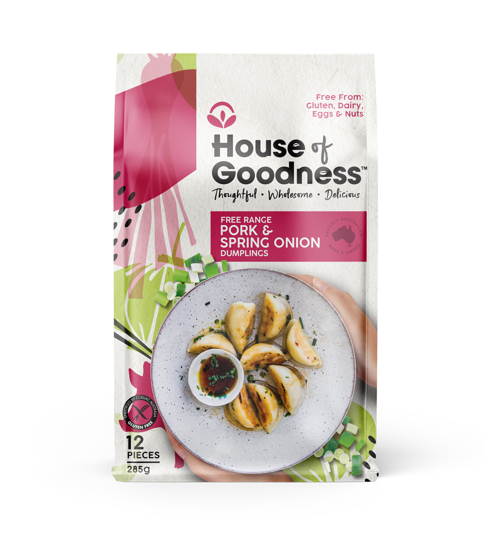 House of Goodness Pork & Spring Onion Dumplings