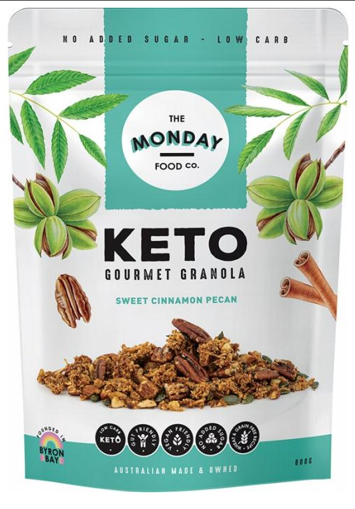 Monday Food Co Granola Keto Sweet Cinnamon Pecan