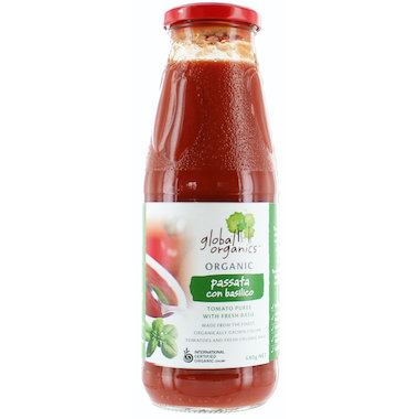 Global Organic Tomato & Basil Puree
