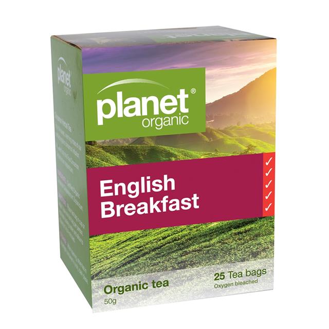 Planet Organic English Breakfast Tea Bag 25's