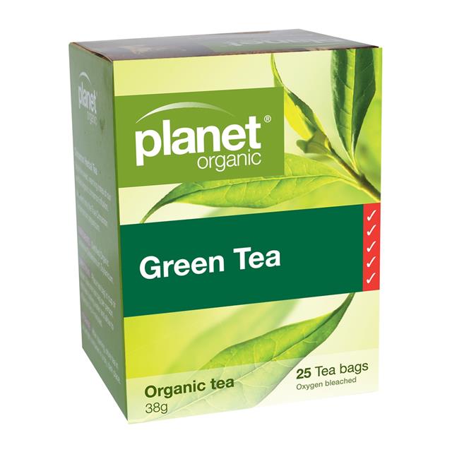 Planet Organic Green Tea Bag 25's