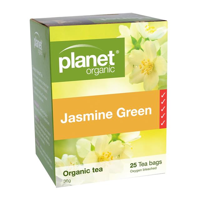 Planet Organic Jasmine Green Tea Bag 25's