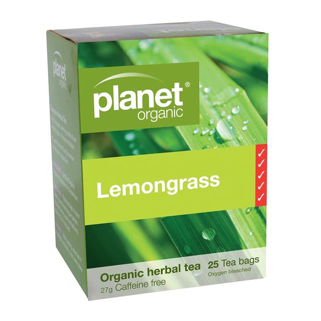 Planet Organic Lemongrass Tea Bag 25's