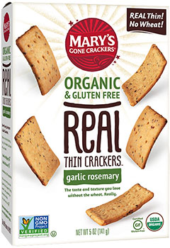 Mary's Gone Cracker Thins Garlic Rosemary
